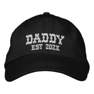Daddy Year Established Embroidered Baseball Cap