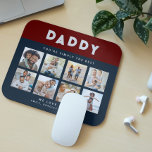 Daddy You're Simply The Best Photo Collage Mouse Pad<br><div class="desc">Daddy You're Simply The Best Photo Collage Personalised Photo Template Custom Names Mouse Pad features eight of your favourite photos with the text "Daddy you're simply the best" in modern script typography. Personalise below with your custom text and names. Perfect gift for dad for birthday, Christmas, holidays and Father's Day....</div>