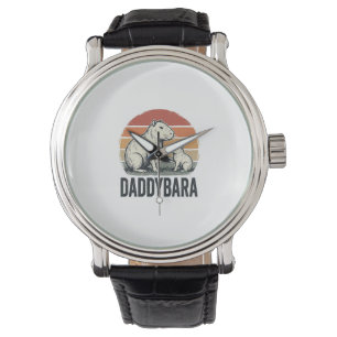 Daddybara Capybara Vintage Sunset Shirt Design_1 Watch