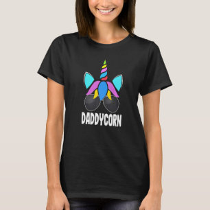 Daddycorn Unicorn Dad Family Matching Father's Da T-Shirt