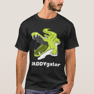 Daddygator Father Alligator Dad Papa Pun T-Shirt