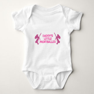Daddy's Baby Girl Paintball Baby Bodysuit