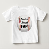 Daddy's Biggest Fan Family Baseball