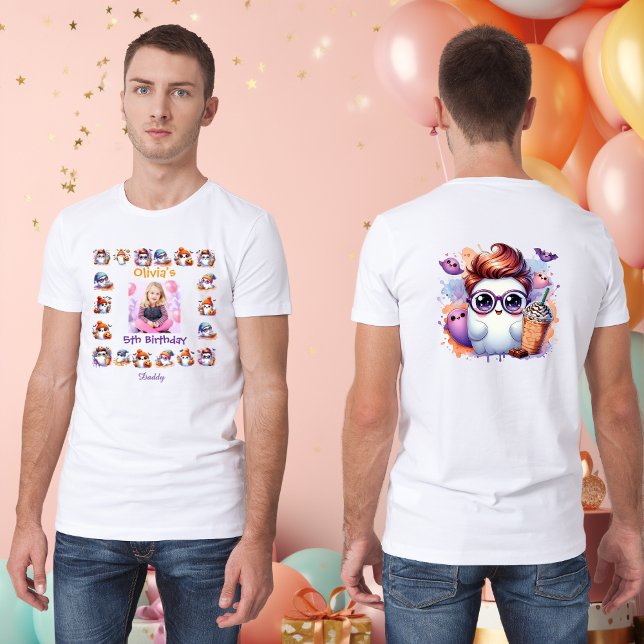 Daddys Birthday T shirt Coffee Lover Ghost Theme (Creator Uploaded)