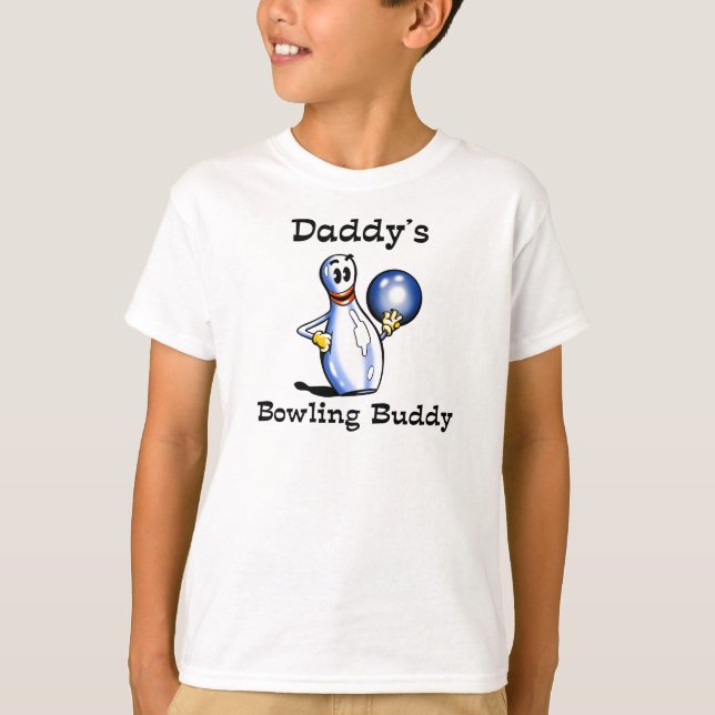 Daddy's Bowling Buddy Kids T-shirts (Front)