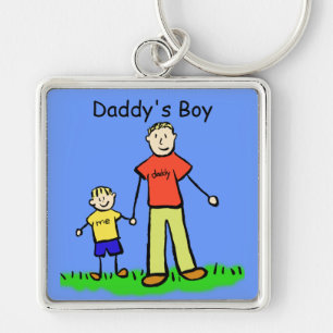 Daddy's Boy Blonde Keychain (Customise)