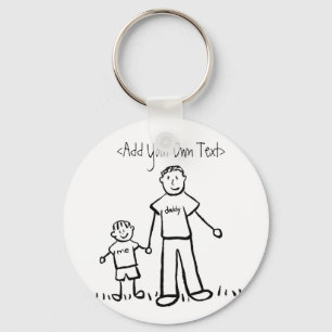 Daddy's Boy Keychain