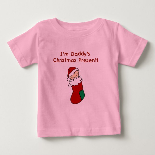 Daddy's Christmas Present T-shirts and Gifts (Front)