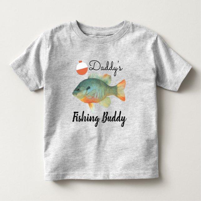 Daddys Fishing Buddy Toddler T-Shirt (Front)