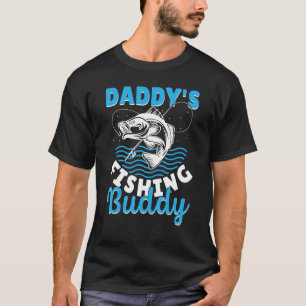 Daddy's fishing buddy Vintage Fishing Fish Fisherm T-Shirt