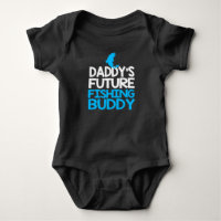 Daddy's Future Fishing Buddy Baby Bodysuit