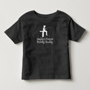Daddy's Future Fishing Buddy Fisherman Fishing Toddler T-Shirt