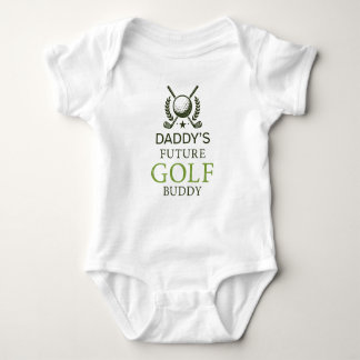 Daddy's Future Golf Buddy Cute Golfing Baby Bodysuit