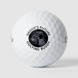 Daddy's Future Golfing Buddy Ultrasound Sonogram Golf Balls