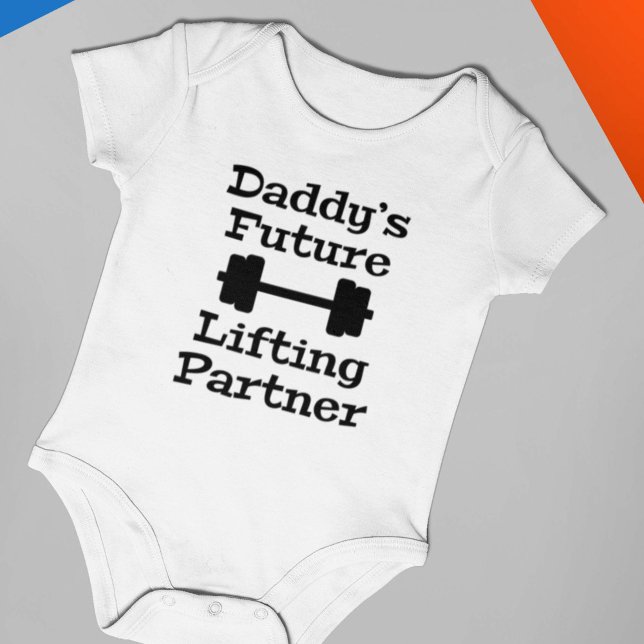 Daddy's Future Lifting Partner Baby Bodysuit (Creator Uploaded)