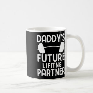 Daddy's Future Lifting Partner Funny Bodybuilding Coffee Mug