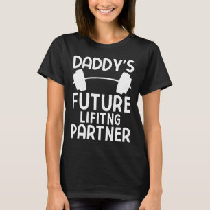 Daddy's Future Lifting Partner Funny Bodybuilding  T-Shirt