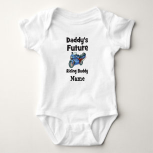 Daddy's Future Riding Buddy Ver1 Baby Bodysuit