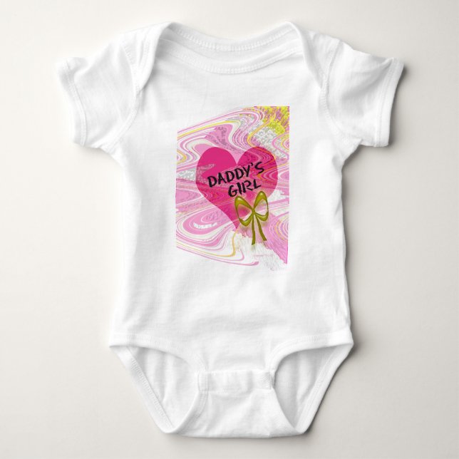 Daddy's Girl Baby Bodysuit (Front)