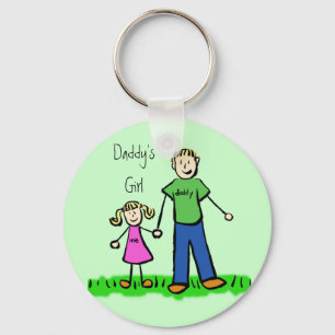Daddy's Girl Blonde Keychain (Customise)