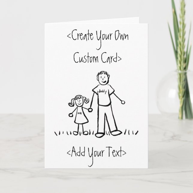 Daddy's Girl Greeting Card (Front)