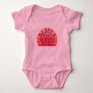 Daddy's Girl Mummy's World Baby Bodysuit