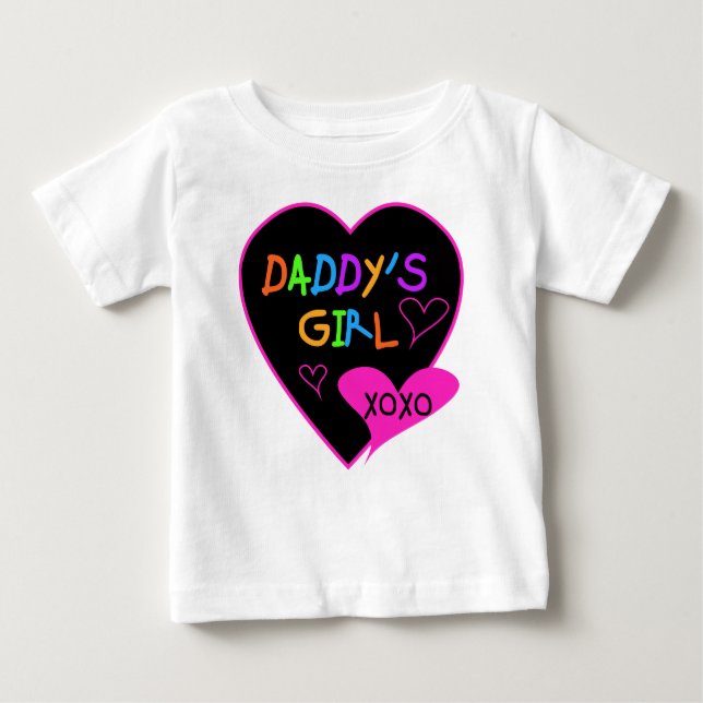 Daddy's Girl T Shirts, Mugs, Pillows, Stationary Baby T-Shirt (Front)