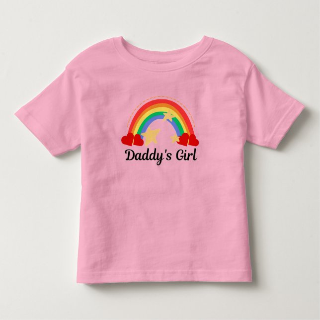Daddy's Girl Toddler T-Shirt (Front)