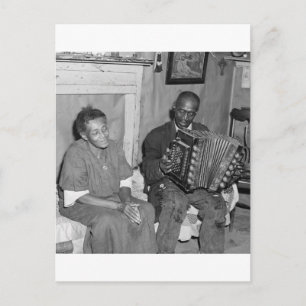 Daddy's Got A Squeezebox: 1940 Postcard