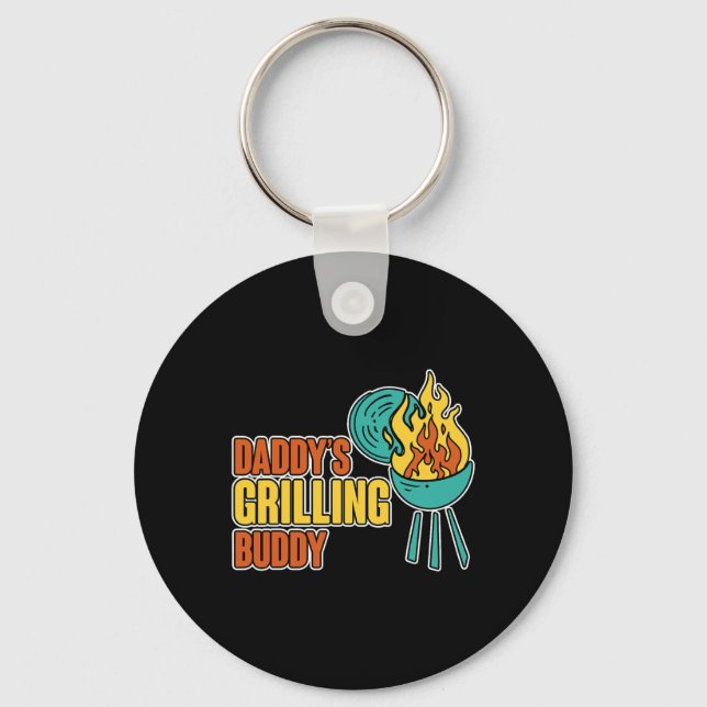 Daddy's Grilling Buddy Family Bbq Mastercl ---  Key Ring (Front)