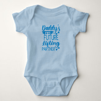 Daddy's Gym Baby Grow Funny Workout Gifts  Bodysuit