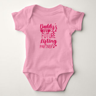 Daddy's Gym Baby Grow Funny Workout Gifts Bodysuit