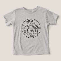 Daddy's hiking buddy kids t-shirt