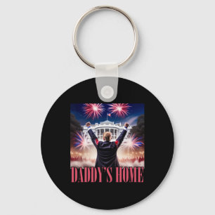 Daddy's Home Trump 2024 Make 4th Of July Great Aga Key Ring