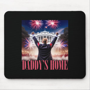 Daddy's Home Trump 2024 Make 4th Of July Great Aga Mouse Pad