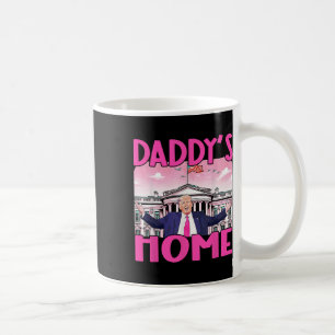 Daddy's Home Trump 2024 White House Coffee Mug