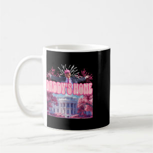 Daddy's Home Trump Shirt Happy July 4th Firework P Coffee Mug
