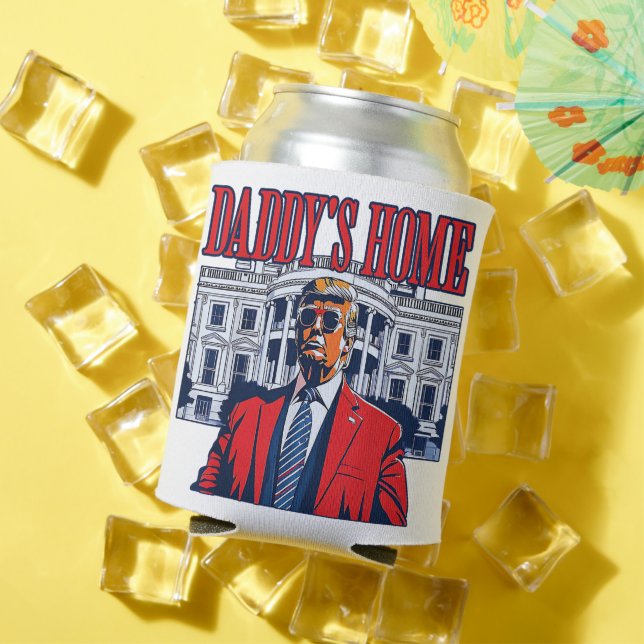 Daddy's Home Trump | White House Trump Gift Can Cooler (In Situ Summer)
