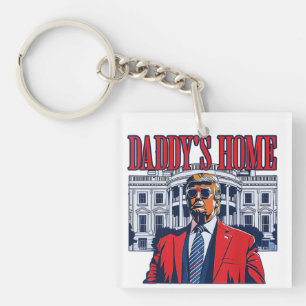 Daddy's Home Trump White House Trump Gift Key Ring