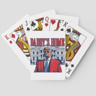 Daddy's Home Trump White House Trump Gift Playing Cards