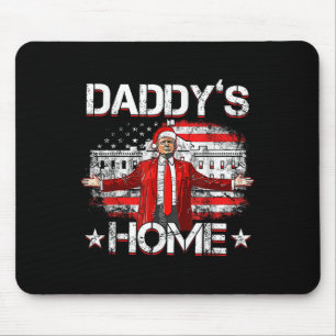 Daddys Home Trump Xmas 2024 Funny Trump Take Ameri Mouse Pad