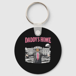 Daddy's Home White House 2025 President Trump Key Ring