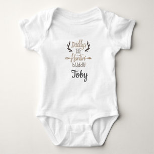 Daddy's Hunting Buddy Baby Bodysuit