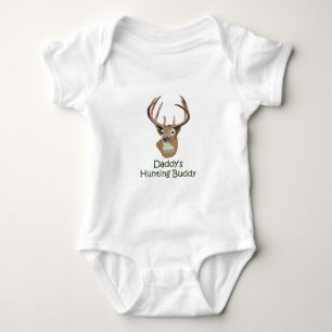 DADDYS HUNTING BUDDY BABY BODYSUIT