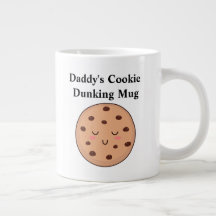 Daddy's Left Handed- Milk n Cookies Mug 20 oz