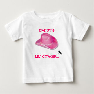 DADDY'S LIL' COWGIRL BABY T-Shirt
