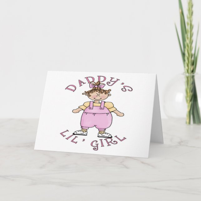 Daddy's Lil Girl Card (Front)