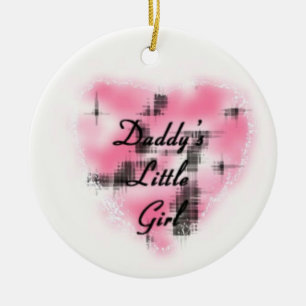Daddy's Lil Girl Ceramic Tree Decoration