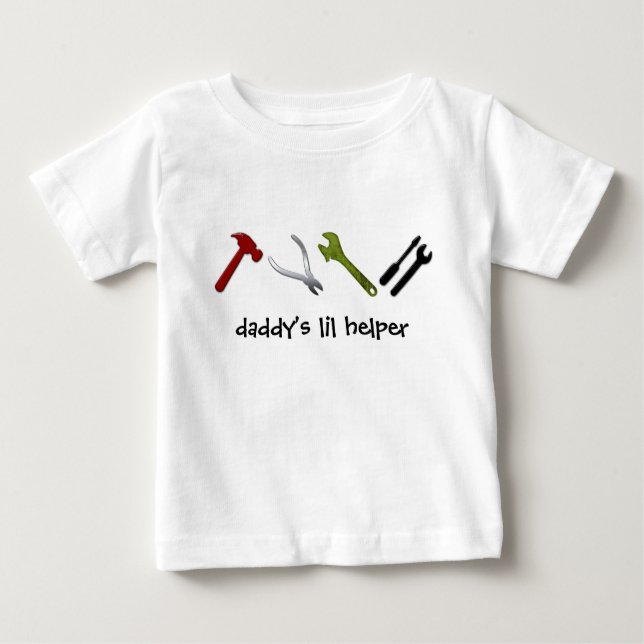 Daddy's lil helper baby T-Shirt (Front)