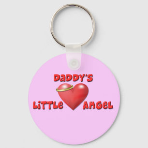 Daddy's Little Angel Key Ring